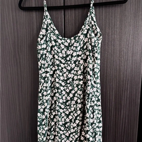 Reformation Green Floral Mini Dress - Picture 2 of 4